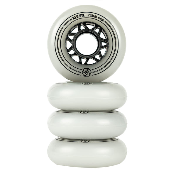 Red-Eye-Team-72mm-Inline-Skate-Wheel-Stack-View