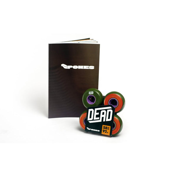     Spokes-Magazine-Dead-Wheels-Team-58mm-92a-Green-Front-View